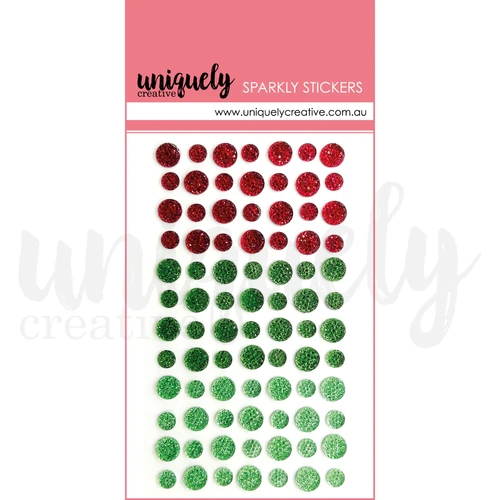 Uniquely Creative - Christmas - Sparkly Stickers