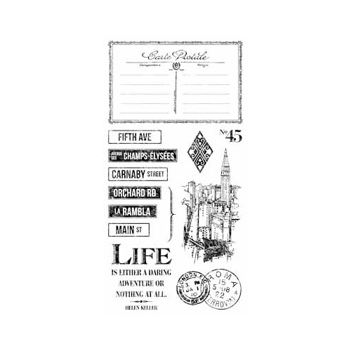Cityscapes - Cling Stamp 3