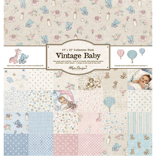 **Maja Design - Vintage Baby - 12x12 paper pack