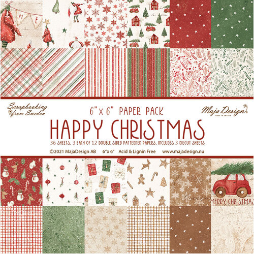 Maja Design - Happy Christmas - 6x6 paper pack