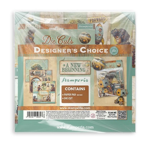 Stamperia - A New Beginning - Paper Pad and Die Cuts Bundle