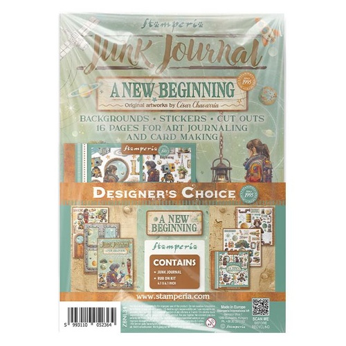 Stamperia - A New Beginning - Junk Journal & Rub On Kit Bundle