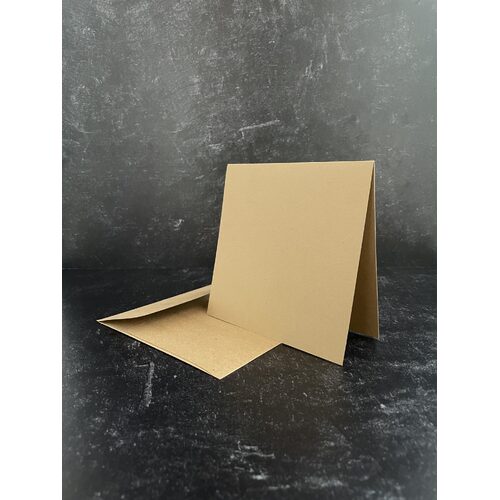 Graphic 45 - Staples - Square Cards 5 1/2″ x 5 1/2″ with Envelopes – Kraft