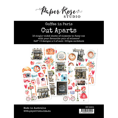 Paper Rose Studio - Coffee in Paris - Cut Aparts