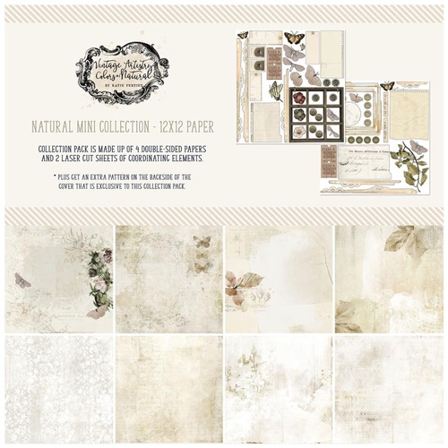49 and Market - Vintage Artistry Natural - 12x12 Mini Paper Collection