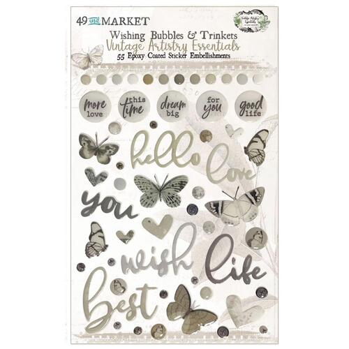 49 And Market - Vintage Artistry Essentials - Wishing Bubbles & Trinkets