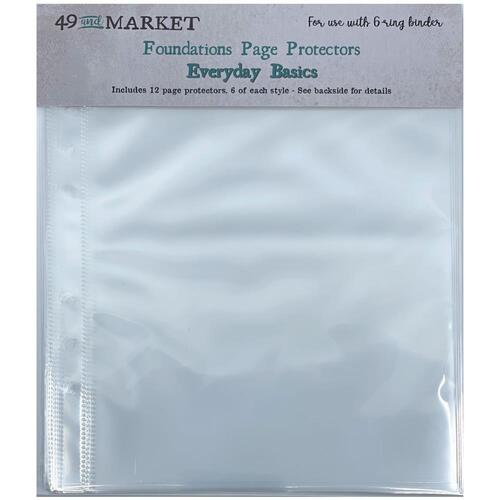 49 and Market - Foundations Page Protectors: Everyday Basics