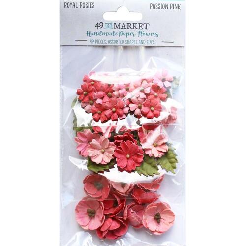 49 and Market - Royal Posies – Passion Pink Paper Flowers