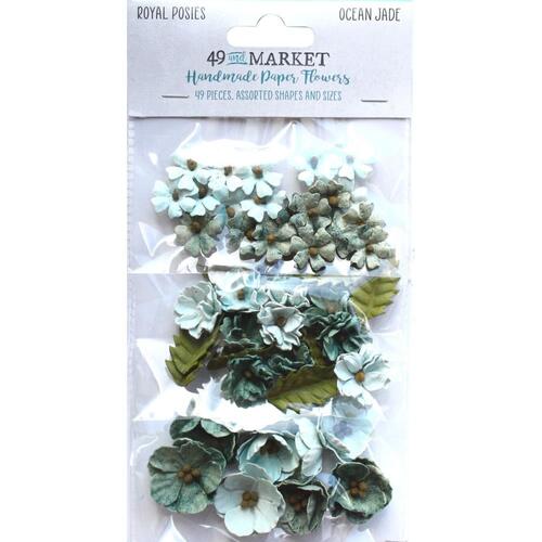 49 and Market - Royal Posies – Ocean Jade Paper Flowers