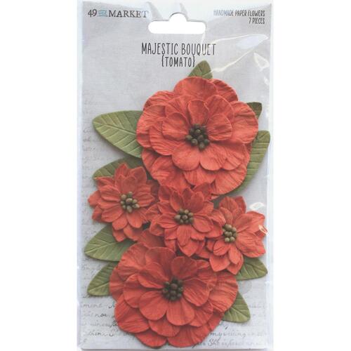 49 and Market - Majestic Bouquet – Tomato Paper Flowers