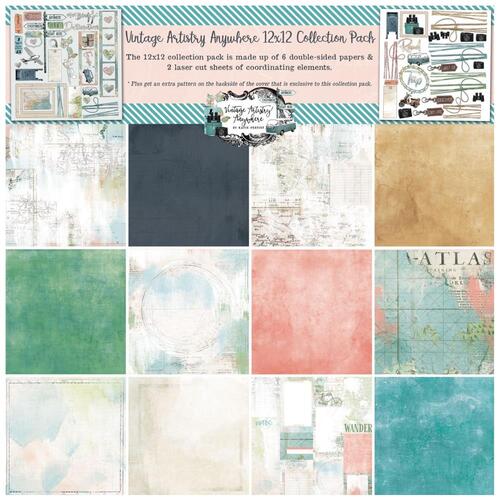 49 and Market - Vintage Artistry Anywhere - 12x12 Collection Pack