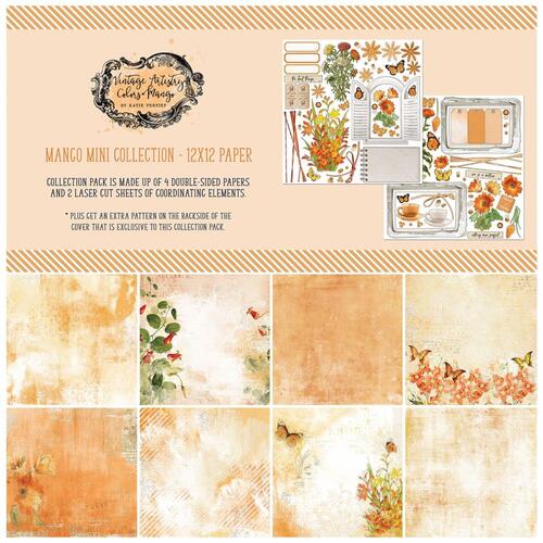 49 and Market - Vintage Artistry Mango - 12x12 Mini Paper Collection