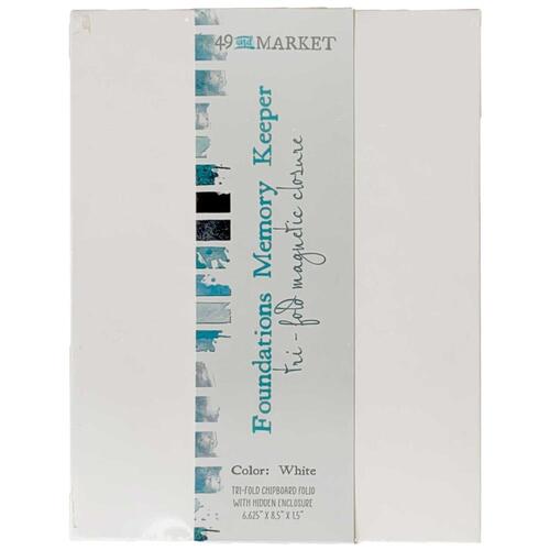 49 and Market - Foundations Memory Keeper – White Tri-fold