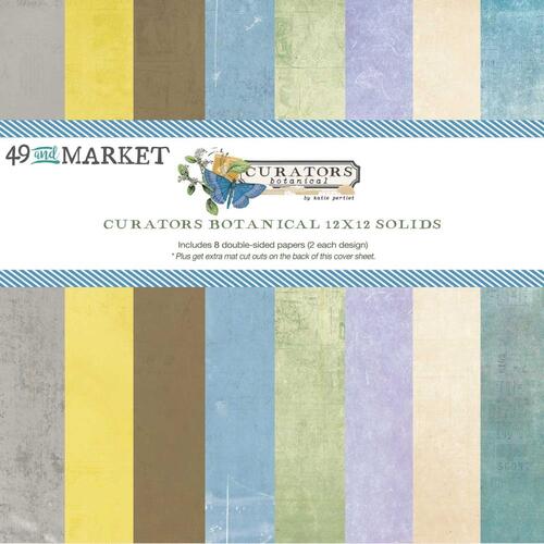 49 and Market - Curators Botanical – 12×12 Solids Collection Paper Pack