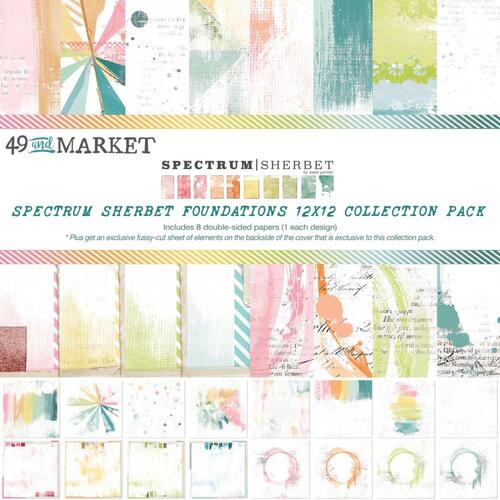 49 and Market - Spectrum Sherbet Foundations - 12x12 Collection Pack