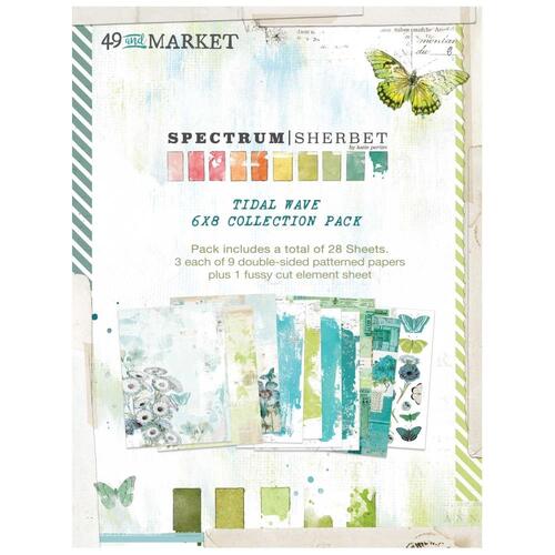 49 and Market - Spectrum Sherbet - Tidal Wave - 6x8 Collection Pack