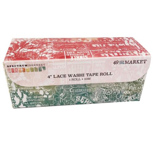 49 and Market - Spectrum Sherbet Washi Tape - Lace
