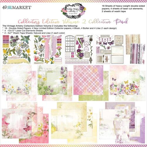 49 and Market - Vintage Artistry Collectors Edition Vol. 2 - 12x12 Collection Pack