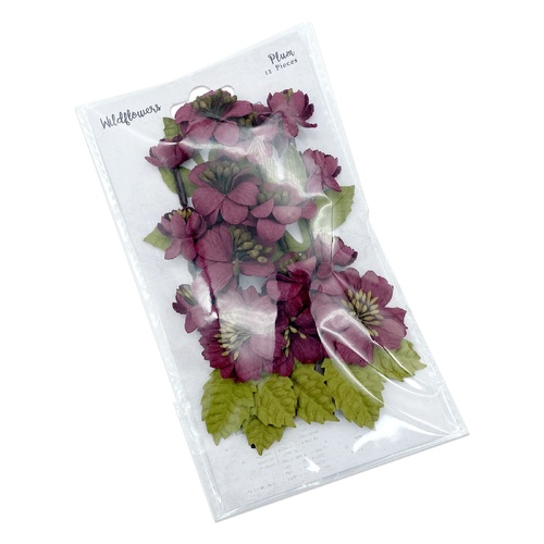 49 and Market - Wildflowers Paper Flowers – Plum