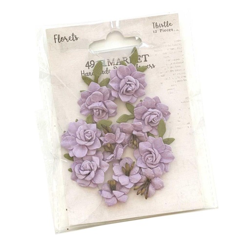 49 and Market - Florets Paper Flowers – Thistle