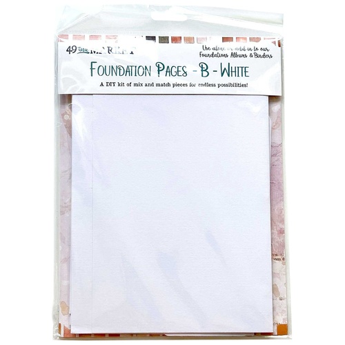 49 and Market - Memory Journal Foundations Pages B - White