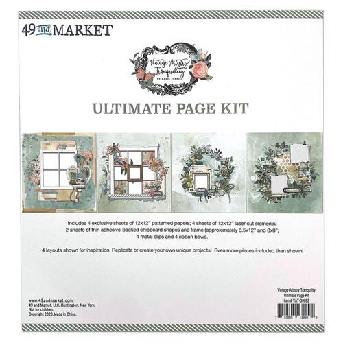 49 and Market - Vintage Artistry Tranquility - Ultimate Page Kit