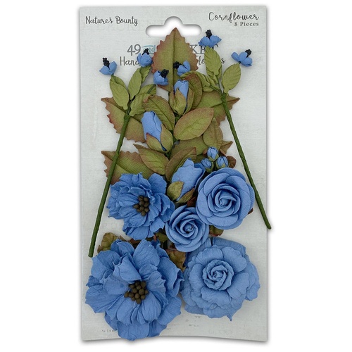 49 and Market - Nature's Bounty Paper Flowers – Cornflower