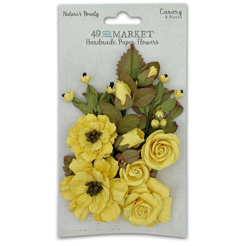 49 and Market - Nature's Bounty Paper Flowers – Canary