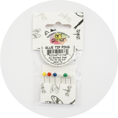 Art Glitter - 6 Glue Tip Pins