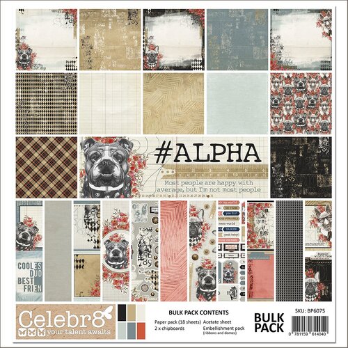 Celebr8 - #Alpha - 12x12 Bulk Pack