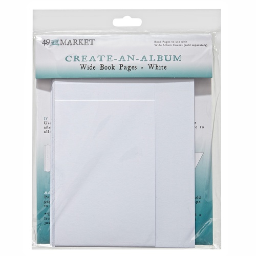 49 and Market - Create-An-Album Wide Book Pages - White