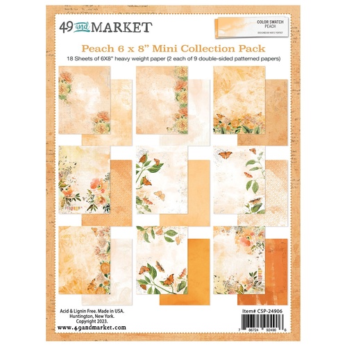 49 and Market - Color Swatch: Peach - 6x8 Collection Pack