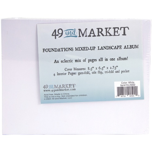49 and Market - Foundations Mixed Up Landscape Album - White