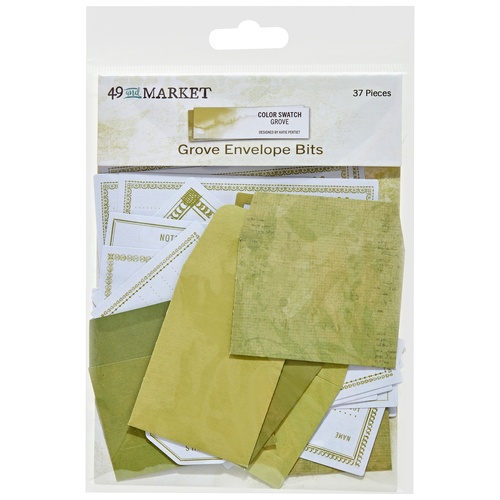49 and Market - Color Swatch: Grove -  Envelope Bits