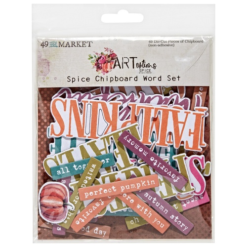 49 And Market - ARToptions Spice – Word Chipboard Set