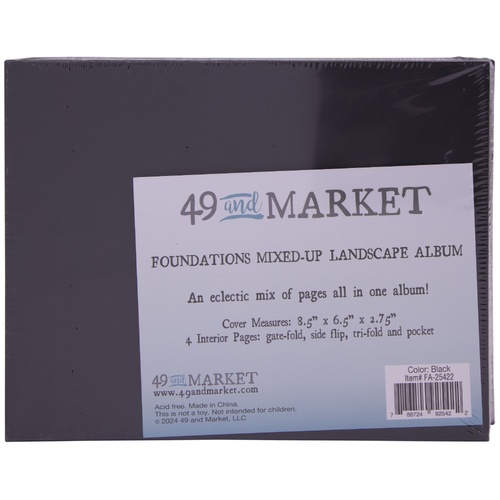49 and Market - Foundations Mixed Up Landscape Album - Black