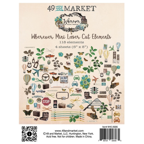 49 and Market - Wherever - Mini Laser Cut Elements