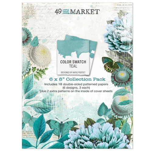 49 and Market - Color Swatch: Teal - 6x8 Collection Pack