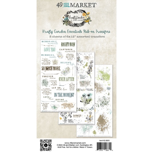 49 and Market - Krafty Garden Essentials - Rub-Ons