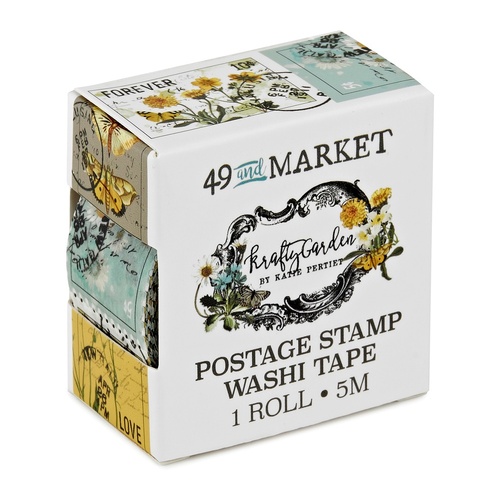49 and Market - Krafty Garden - Postage Stamp Washi Tape