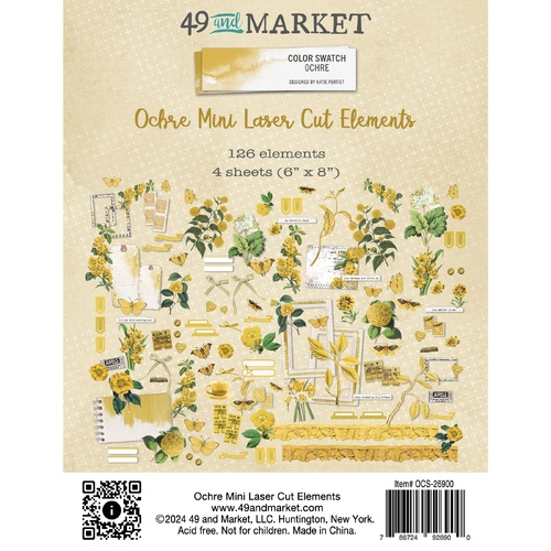 49 and Market - Color Swatch: Ochre - Mini Laser Cut Elements