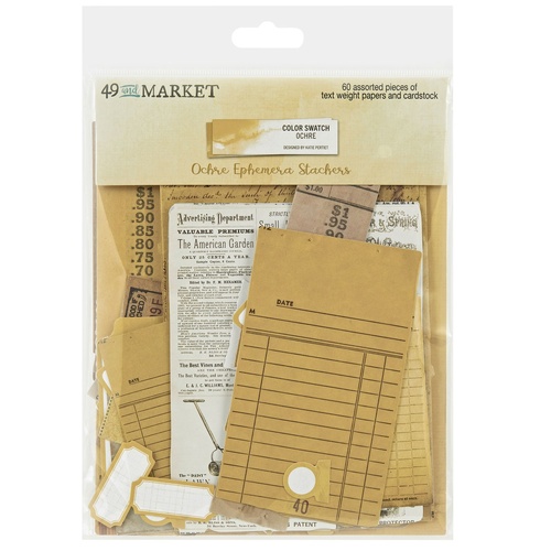 49 and Market - Color Swatch: Ochre - Ephemera Stackers