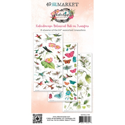 49 and Market - Kaleidoscope Botanical - Rub-Ons