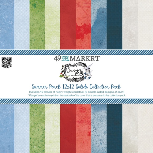 49 and Market - Summer Porch Solids - 12x12 Collection Pack
