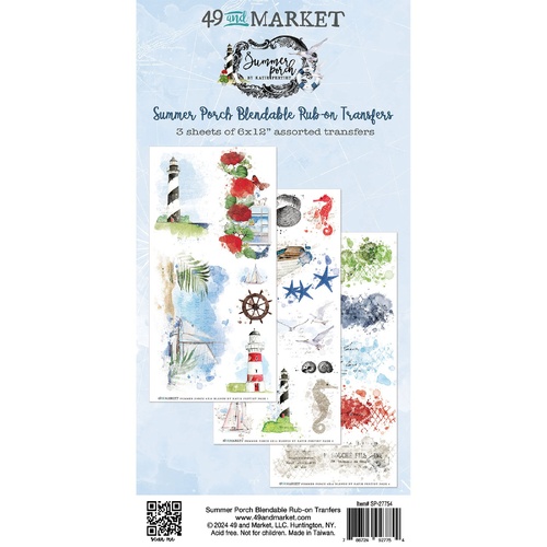 49 and Market - Summer Porch Blendable - Rub-Ons