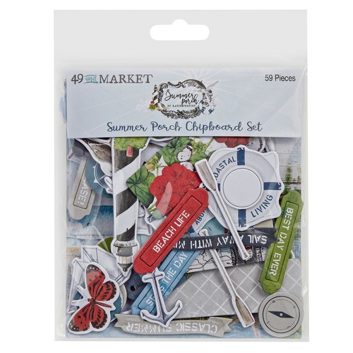 49 And Market - Summer Porch – Chipboard Set