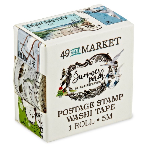 49 and Market - Summer Porch - Postage Stamp Washi Tape