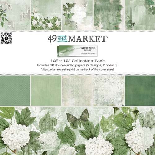49 and Market - Color Swatch: Willow - 12x12 Collection Pack