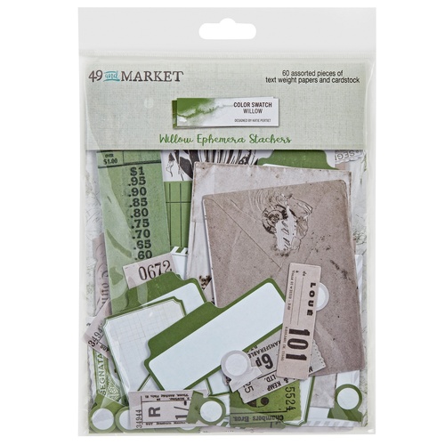 49 and Market - Color Swatch: Willow - Ephemera Stackers