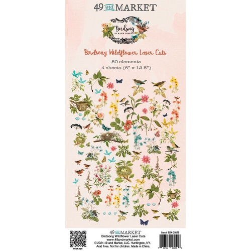 49 and Market - Birdsong Wildflower - Laser Cuts